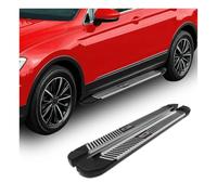OMAC Marchepieds latéraux en aluminium noir compatible avec Dodge Nitro 2007-2012