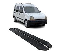 OMAC Marchepieds Latéraux pédale pour Renault Kangoo 1999-2008 en Alu Noir 2Pcs