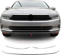 OMAC Pare-chocs moulures pour VW Passat 3G B8 Variant 2014-2019 acier inoxydable 3pcs