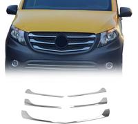 OMAC Pour Mercedes Vito W447 2014-2020 Grille de calandre Barres en acier inoxydable Chrome 5 pcs