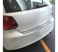OMAC Pour VW Polo V 6R 2009-2017 Chrome Protection du seuil de chargement Brossé Protection en acier inoxydable