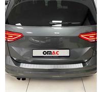 OMAC Pour VW Touran 2015-2023 Protection du seuil de chargement Pare-chocs en acier inoxydable Chrome Brossé