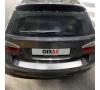 OMAC Protection de Pare-Chocs Arrière pour BMW Série 3 E91 Touring 2008-2012 Facelift - INOX Finition brossée - Seuil de Coffre sur Mesure - Protection Seuil de Chargement