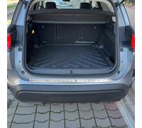 OMAC Protection de Pare-Chocs Arrière pour Citroen C5 Aircross 2018-2025 - INOX Finition polie - Seuil de Coffre sur Mesure - Protection Seuil de Chargement