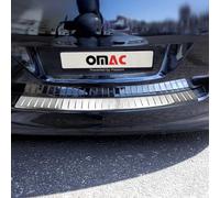 OMAC Protection de Pare-Chocs Arrière pour VW Golf mk6 Break 2008-2012 - INOX Finition brossée - Seuil de Coffre sur Mesure - Protection Seuil de Chargement