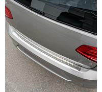 OMAC Protection de Pare-Chocs Arrière pour VW Passat B8 Break 2014-2019 Pre-FL - INOX Finition polie - Seuil de Coffre sur Mesure - Protection Seuil de Chargement