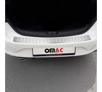 OMAC Protection de seuil de chargement Protection de pare-chocs pour Renault Megane 2016-2020 Chrome Brossé