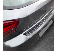 OMAC Protection du seuil de chargement en acier inoxydable pour Seat Ibiza V 2017-2021 Carbone Feuilleté Chrome