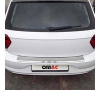 OMAC protection du seuil de chargement pare-chocs pour VW Polo bicorps 2017-2025 n inox chrome