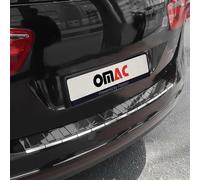 OMAC Protection du seuil de chargement Pare-chocs pour VW Sharan II 2010-2023 Bords en acier inoxydable Chrome