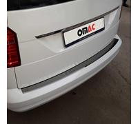 OMAC protection du seuil de chargement pour VW Caddy 2015-2020 protection du pare-chocs Dark Chrom acier inoxydable