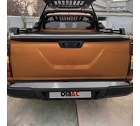 OMAC Protection du seuil de chargement Protection du pare-chocs pour Nissan Navara 2016-2025 Chrome Brossé