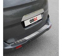 OMAC Protection seuil Coffre Pare-Chocs pour Ford Tourneo Courier 2014-23 Brossé INOX