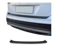 OMAC Protection Seuil de Pare-Chocs Arrière - Compatible avec VW Tiguan/Allspace 2017-2022 - Couverture de Seuil de Coffre - ABS Mat Noir - Chrome - Black Matte