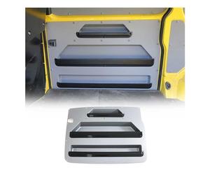 OMAC Rangement de Porte Droite de Fourgonette Compatible avec VW T5 T6 Transporter VAN 2003-2022, Organiseur de Coffre Camionnette en ABS Gris