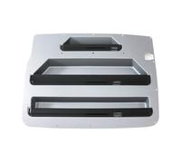 OMAC Rangement de Porte Gauche de Fourgonette Compatible avec VW Transporter T5 T6 VAN 2003 à 2022, Organiseur de Coffre Camionnette en ABS Gris