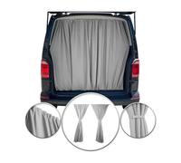 OMAC Rideaux De Porte Hayon pour Citroen Jumpy Protection Solaire Gris