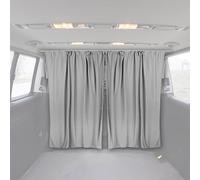 OMAC Rideaux De Séparation de Cabine pour Renault Trafic L2 Gris Tissu