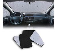 OMAC Rideaux Pare-Soleil d'isolation pour Mercedes Sprinter 2018-2025 Noir Tissu