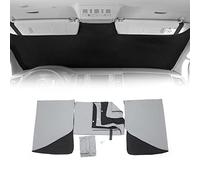 OMAC Rideaux Pare-Soleil magnétique pour Renault Master 2010-2024 Gris-Noir Tissu
