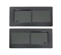 OMAC Set de Baies vitrées coulissantes pour VW T5 2003-2015 Empat L1/L2 Noir 2x