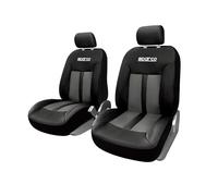 OMAC Sparco Lot de 2 housses de siège universelles pour sièges avant Gris, SPC1018GR