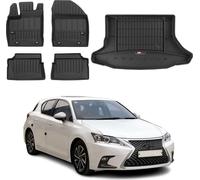 OMAC Tapis & bac de coffre Set pour Lexus CT 200H 2010-2020 Caoutchouc 5x