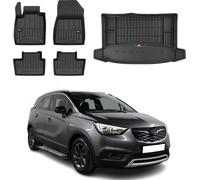 OMAC Tapis & bac de coffre Set pour Opel Grandland X 2017-2025 Caoutchouc 5x