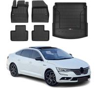 OMAC Tapis & bac de coffre Set pour Renault Talisman 2015-2025 Caoutchouc 5x