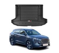 OMAC Tapis de Coffre 3D TPE Premium Compatible avec Hyundai Tucson 2015 à 2024 Noir