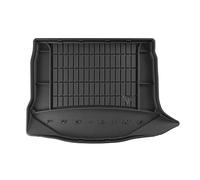 OMAC Tapis de Coffre 3D TPE Premium Compatible avec Nissan Leaf II 2017 à 2023, Bac de Protection de Coffre Intérieur antidérapant Revêtement de Coffre Bords Hauts pour Voiture Noir