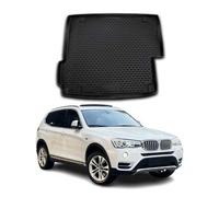 OMAC Tapis de Coffre Compatible avec BMW X3 F25 2010-2017 en Caoutchouc Noir