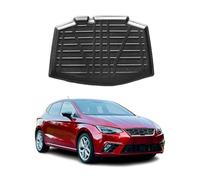 OMAC Tapis de coffre de voiture - Compatible avec Seat Ibiza V 2017-2022 - Ajustement 3D - Tapis de coffre - Tapis de coffre tous les temps - Noir
