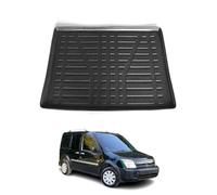 OMAC Tapis de coffre de voiture - Protection de coffre - Compatible avec Ford Connect 2002-2009 - Ajustement 3D - Bords hauts - Antidérapant - En TPE - Toutes saisons - Noir