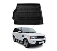 OMAC Tapis de coffre de voiture - Protection de coffre - Compatible avec Range Rover Sport L320 2005-2013 - Coupe 3D - Bords hauts - Antidérapant - En TPE - Toutes saisons - Noir