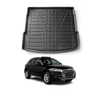 OMAC Tapis de coffre de voiture, Tapis Auto, Tapis pour Voiture - Protection de coffre - Compatible avec Audi Q5 2018-2020 - Ajustement 3D - Bords hauts - Antidérapant - En TPE - Toutes saisons - Noir