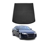 OMAC Tapis de Coffre pour Audi A4 S4 B9 Berline 2016-2025 en Caoutchouc Noir