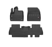 OMAC Tapis de Sol 3D TPE Premium Compatible avec Citroen Berlingo III 2018 à 2023, Revêtement de Sol pour Voiture - Intérieur antidérapant - Bords Hauts - Noir