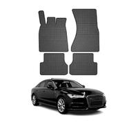 OMAC Tapis de Sol Compatible avec Audi A6 C7 2011-2018 Noir en Caoutchouc