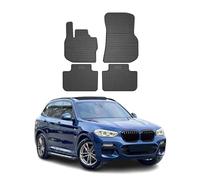 OMAC Tapis de Sol Compatible avec BMW X3 G01 2017-2024 Noir en Caoutchouc