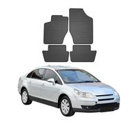 OMAC Tapis de Sol Compatible avec Citroen C4 Stufenheck 2004-2010 Noir en Caoutchouc