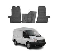 OMAC Tapis de Sol Compatible avec Ford Transit 2000-2013 Caoutchouc Noir