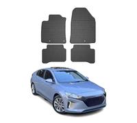 OMAC Tapis de Sol Compatible avec Hyundai Ioniq 2016-2022 Caoutchouc Noir