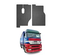 OMAC Tapis de Sol Compatible avec Mercedes Actros 1996-2003 Caoutchouc Noir