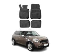 2010-2016 Tapis de sol Mini Countryman R60 TPE noir 4 pcs