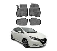 2017-2024 Tapis de sol Nissan Leaf TPE noir 4 pcs