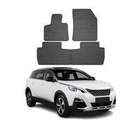 OMAC Tapis de Sol Compatible avec Peugeot 5008 2017-2024 Caoutchouc Noir