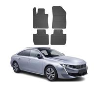 OMAC Tapis de Sol Compatible avec Peugeot 508 2018-2025 Caoutchouc Noir