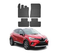 2019-2025 Renault Captur Tapis en caoutchouc noir 4 pièces