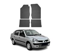 OMAC Tapis de Sol Compatible avec Renault Clio 1998-2005 Caoutchouc Noir
